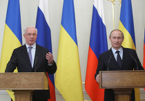 Встреча премьер-министров РФ и Украины В.Путина и Н.Азарова В.Путин и Н.Азаров
