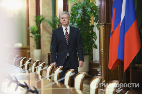 Сергей Собянин в Доме правительства Сергей Собянин