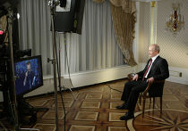 Премьер-министр РФ Владимир Путин дал интервью телекомпании CNN Владимир Путин дал интервью телекомпании CNN