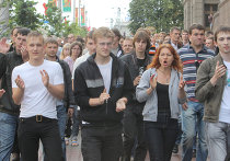 Несанкционированная акция протеста движения "Революция через социальные сети" в Минске Акция движения "Революция через социальные сети" в Минске