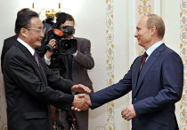 Встреча премьер-министра РФ В.Путина с У Банго в Ново-Огарево Встреча премьер-министра РФ В.Путина с У Банго в Ново-Огарево