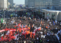Митинг "За честные выборы" на Новом Арбате Митинг "За честные выборы" на Новом Арбате