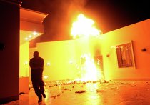 Пожар в консульстве США в Бенгази, Ливия Пожар в консульстве США в Бенгази, Ливия