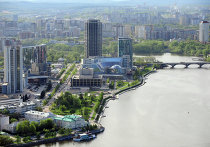 Смотровая площадка на небоскребе "Высоцкий" в Екатеринбурге Смотровая площадка на небоскребе "Высоцкий" в Екатеринбурге