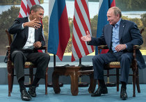 В.Путин встретился с Б.Обамой в рамках саммита G8 В.Путин встретился с Б.Обамой в рамках саммита G8