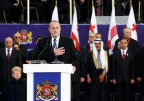 Новый президент Грузии Георгий Маргвелашвили вступил в должность. Фото с места события Новый президент Грузии Георгий Маргвелашвили вступил в должность. Фото с места события