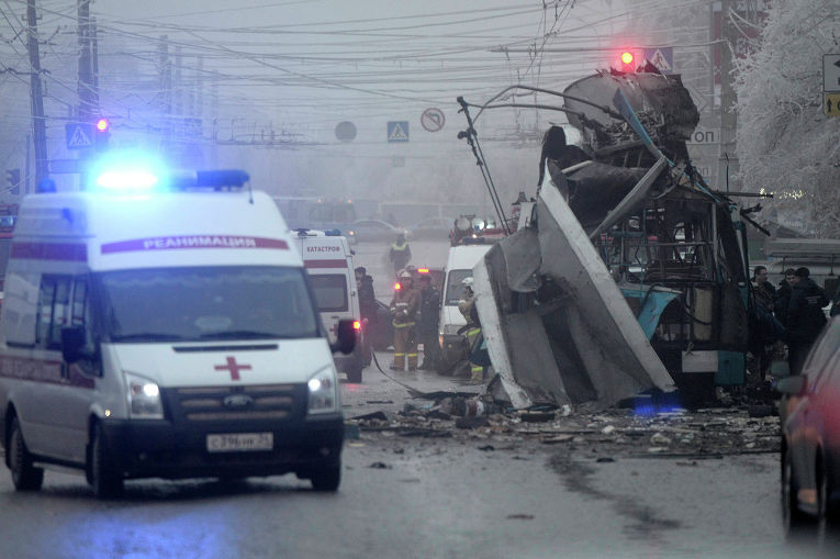 Взрыв машины в волгограде