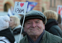 Митинг в поддержку Крыма в Санкт-Петербурге Митинг в поддержку Крыма в Санкт-Петербурге