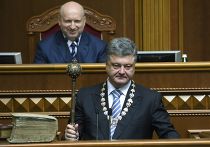 Петр Порошенко во время церемонии инаугурации Петр Порошенко во время церемонии инаугурации