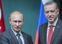 Президент России Владимир Путин и президент Турецкой республики Реджеп Тайип Эрдоган Президент России Владимир Путин и президент Турецкой республики Реджеп Тайип Эрдоган