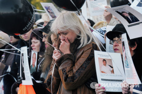 Траурные мероприятия у Дома профсоюзов в Одессе