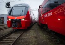 Первый двухэтажный электропоезд компании "Аэроэкспресс" Первый двухэтажный электропоезд компании "Аэроэкспресс"