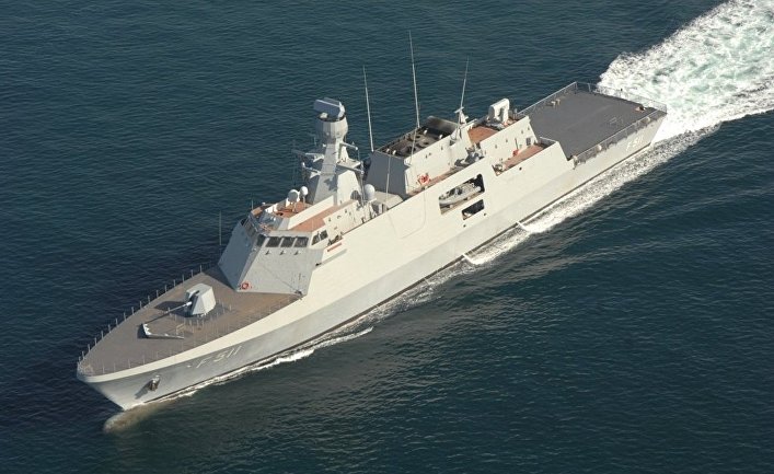 Турецкий корвет класса Ada TCG Heybeliada (F-511)