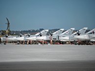 Российская боевая авиация на авиабазе "Хмеймим" в Сирии Российская боевая авиация на авиабазе "Хмеймим" в Сирии