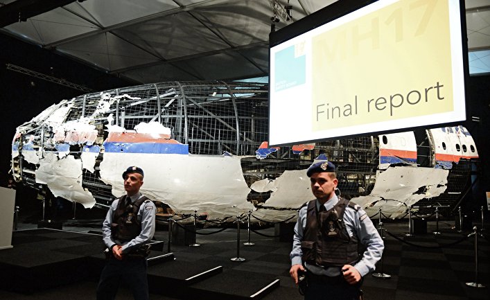 Презентация доклада Совета безопасности Нидерландов по причинам крушения Boeing 777