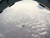 Боевая работа российских Су-25 с АвБ Хмеймим в сопровождении сирийских МиГ-29 Боевая работа российских Су-25 с АвБ Хмеймим в сопровождении сирийских МиГ-29