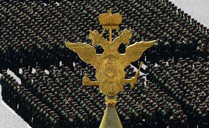 Генеральная репетиция военного парада в ознаменование 70-летия Победы в Великой Отечественной войне 1941-1945 годов