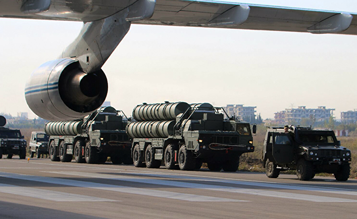 Зенитно-ракетные комплексы С-400 на российской авиабазе Хмеймим, Сирия
