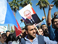 Митинг в поддержку операции российской авиагруппы прошел в городе Тартус Митинг в поддержку операции российской авиагруппы прошел в городе Тартус