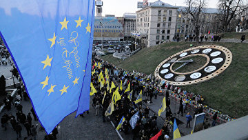 Годовщина начала событий на киевском Майдане