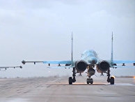 Вылет первой группы самолетов ВКС с авиабазы Хмеймим в пункты постоянного базирования на территории России Вылет первой группы самолетов ВКС с авиабазы Хмеймим в пункты постоянного базирования на территории России