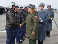 В Челябинскую область вернулись с авиабазы Хмеймим в Сирии три бомбардировщика Су-24М В Челябинскую область вернулись с авиабазы Хмеймим в Сирии три бомбардировщика Су-24М