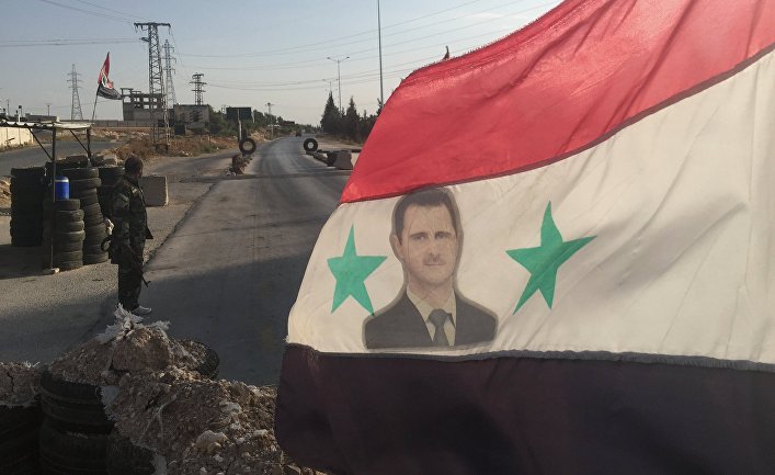 Военнослужащий сирийской армии в провинции Хама