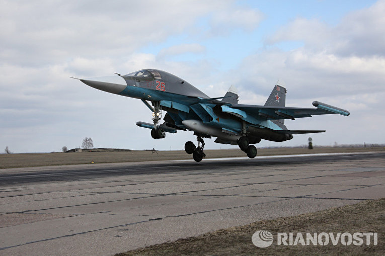 Вылет самолетов ВКС с авиабазы Хмеймим в пункты постоянного базирования на территории России