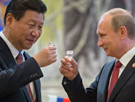 Президент России Владимир Путин и председатель Китайской народной республики Си Цзиньпин Президент России Владимир Путин и председатель Китайской народной республики Си Цзиньпин