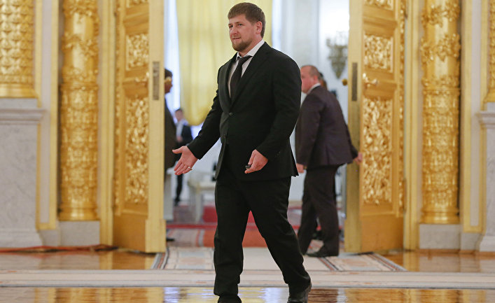 Глава Чеченской Республики Рамзан Кадыров в Кремле
