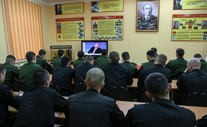 Трансляция «Прямой линии с Владимиром Путиным»