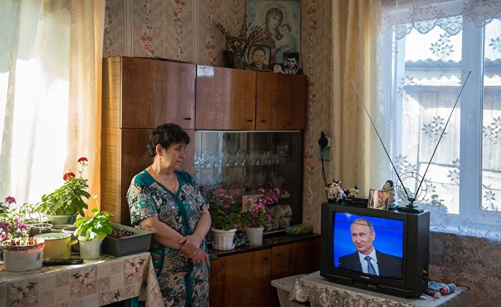 Трансляция «Прямой линии с Владимиром Путиным»