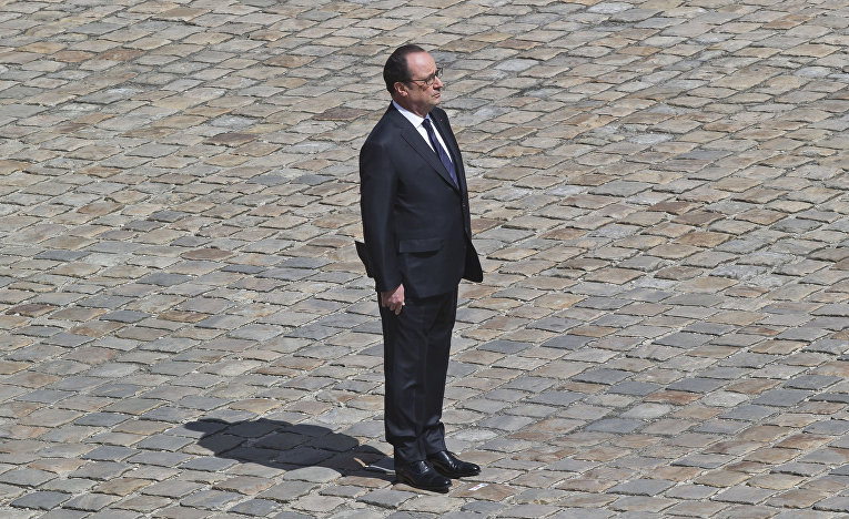 Президент Франции Франсуа Олланд