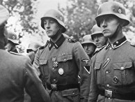 Солдаты Ваффен-СС получают награды, 1940 год Солдаты Ваффен-СС получают награды, 1940 год