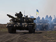 Танки украинской армии в Донецкой области Танки украинской армии в Донецкой области