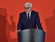 Глава МИД Германии Франк-Вальтер Штайнмайер во время пресс-конференции в Берлине Глава МИД Германии Франк-Вальтер Штайнмайер во время пресс-конференции в Берлине