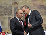 Владимир Путин и Тайип Эрдоган Владимир Путин и Тайип Эрдоган
