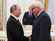Рабочая встреча президента РФ В.Путина с главой МИД Германии Ф. Штайнмайером Рабочая встреча президента РФ В.Путина с главой МИД Германии Ф. Штайнмайером