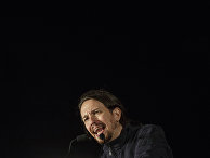 Лидер партии «Подемос» (Podemos) Пабло Иглесиас Лидер партии «Подемос» (Podemos) Пабло Иглесиас