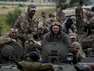 Украинские военные в районе Красноармейска в Донецкой области Украинские военные в районе Красноармейска в Донецкой области