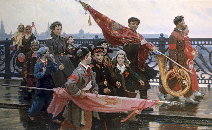 Картина «После демонстрации»