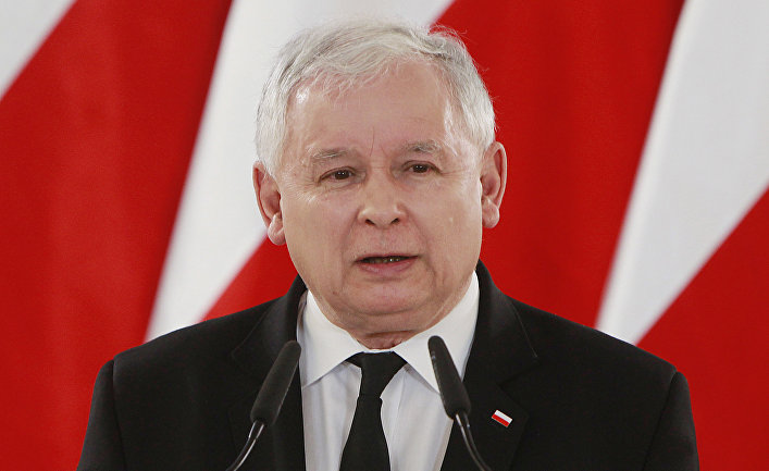 Лидер партии партии «Право и Справедливость» Ярослав Качиньский Лидер партии партии «Право и Справедливость» Ярослав Качиньский