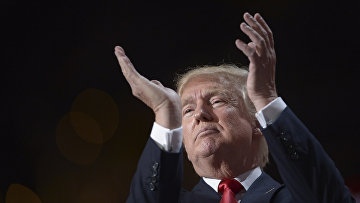Кандидат в президенты от партии республиканцев Дональд Трамп
