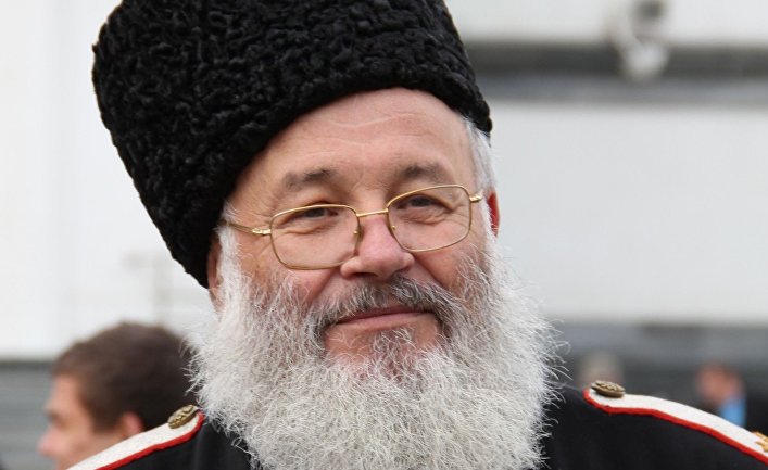 Парад, посвященный 23-й годовщине реабилитации народов Северного Кавказа и казачества