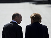 Владимир Путин и Ангела Меркель на церемонии возложения венка к памятнику Неизвестного солдата в Москве Владимир Путин и Ангела Меркель на церемонии возложения венка к памятнику Неизвестного солдата в Москве