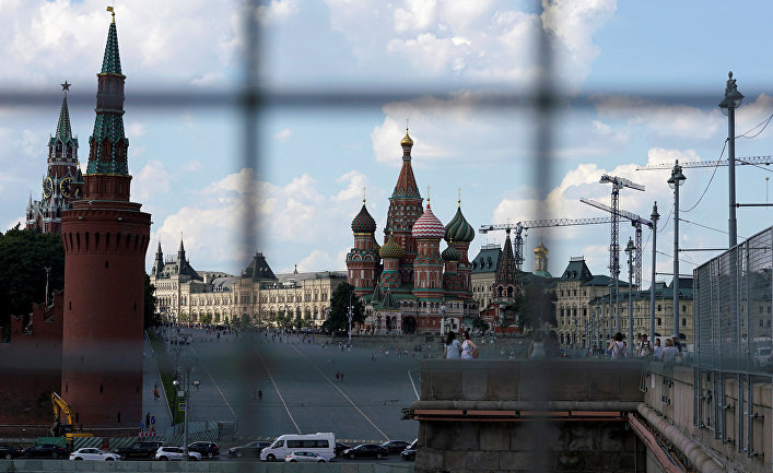 Московский Кремль и храм Василия Блаженного