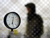 Манометр на газовой станции недалеко от болгарской столицы Софии Манометр на газовой станции недалеко от болгарской столицы Софии
