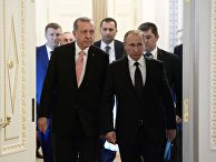 Встреча президентов России и Турции Владимира Путина и Реджепа Тайипа Эрдогана в Санкт-Петербурге. 9 августа 2016 года Встреча президентов России и Турции Владимира Путина и Реджепа Тайипа Эрдогана в Санкт-Петербурге. 9 августа 2016 года