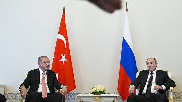 Встреча президента России Владимира Путина и президента Турции Реджеап Тайипа Эрдогана