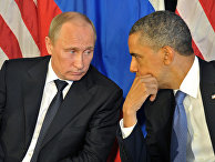 Владимир Путин и Барак Обама во время встречи в преддверии саммита G20 в гостинице "Эсперанса" в Лос-Кабосе Владимир Путин и Барак Обама во время встречи в преддверии саммита G20 в гостинице "Эсперанса" в Лос-Кабосе